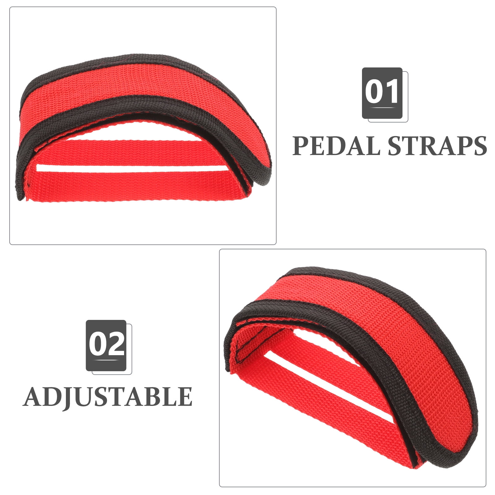 SWETRACE Adjustable Bike Pedals Straps for Cycling Foot Type 2Pcs - Image 5