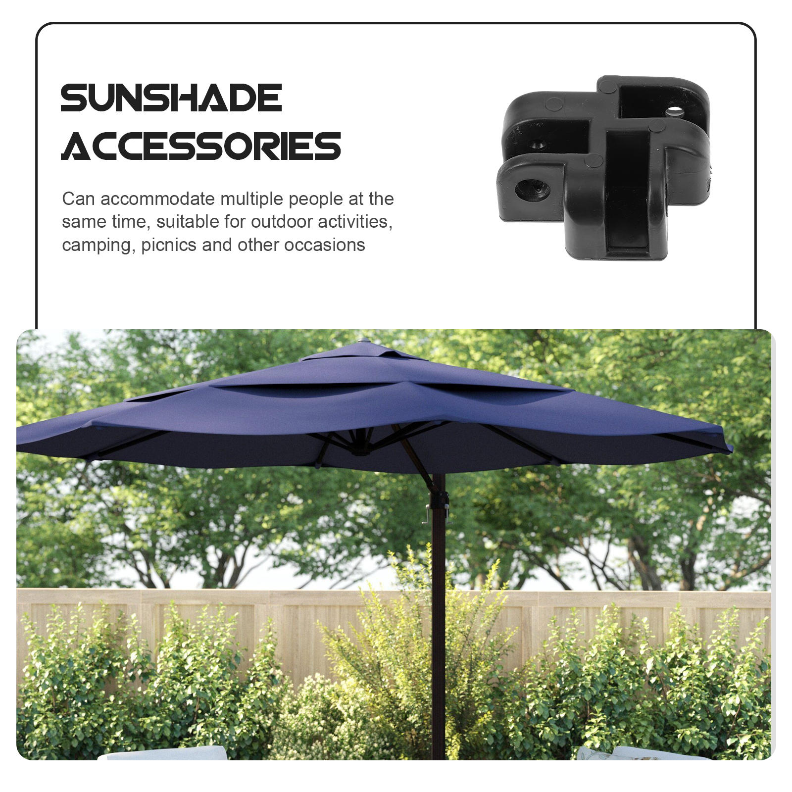 Worgeous Heavy Duty Gazebo Strong Canopy Tent Replacement Parts Black - Image 6