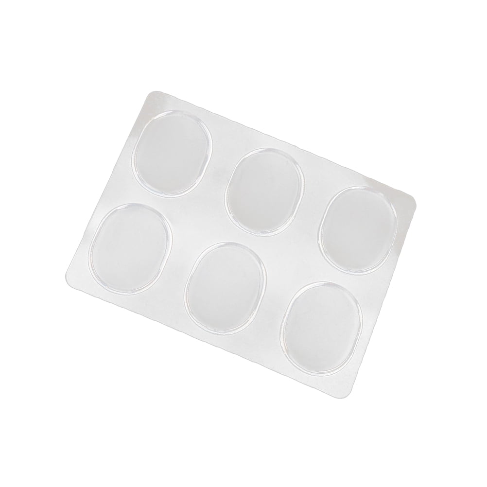 SWETRACE Skin-Friendly Heel Pads Gel 18Pcs Transparent Round Heel Protector Cushions for Men Women - Image 3