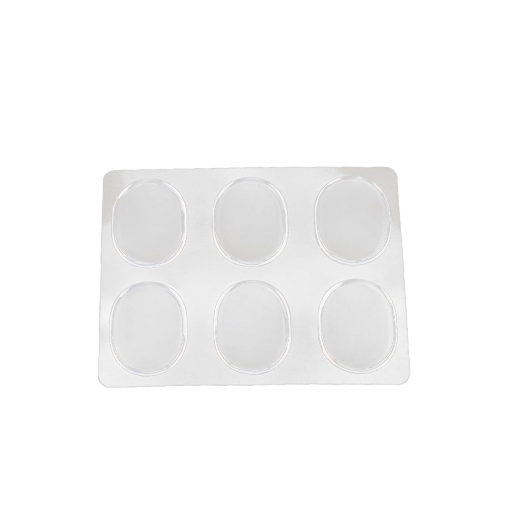 SWETRACE Skin-Friendly Heel Pads Gel 18Pcs Transparent Round Heel Protector Cushions for Men Women - Image 4