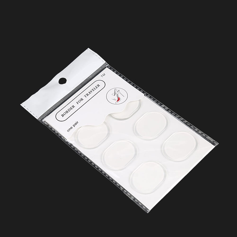 SWETRACE Skin-Friendly Heel Pads Gel 18Pcs Transparent Round Heel Protector Cushions for Men Women - Image 7