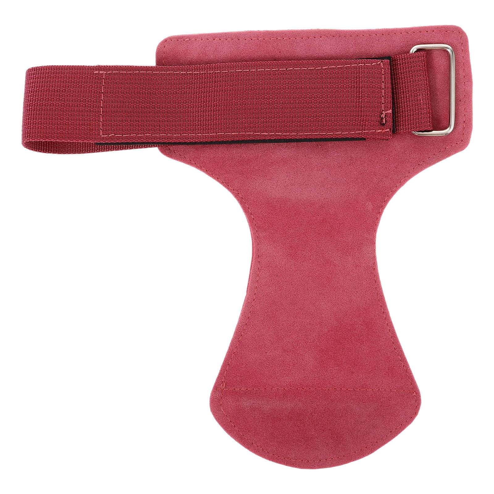 SWETRACE Gym Equipment Wrist Wraps Grip Enhancement Rosy 1Set PU 8.7x8.6x0.4in - Image 4