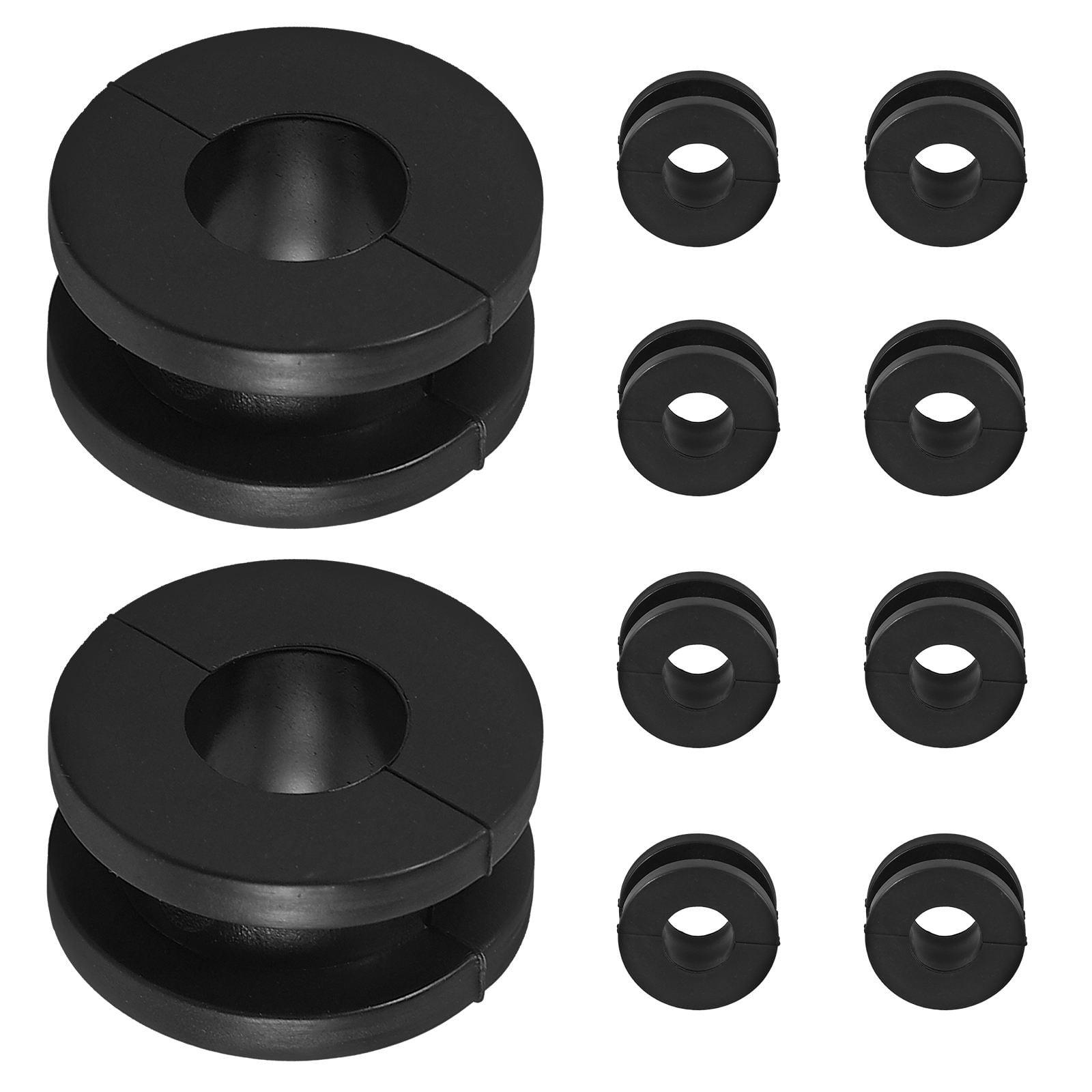 Worgeous 10pcs Motorcycle Rear Shock Absorber Sleeve Buffer Rubber Ring Bushing Fixed Ring - Image 1