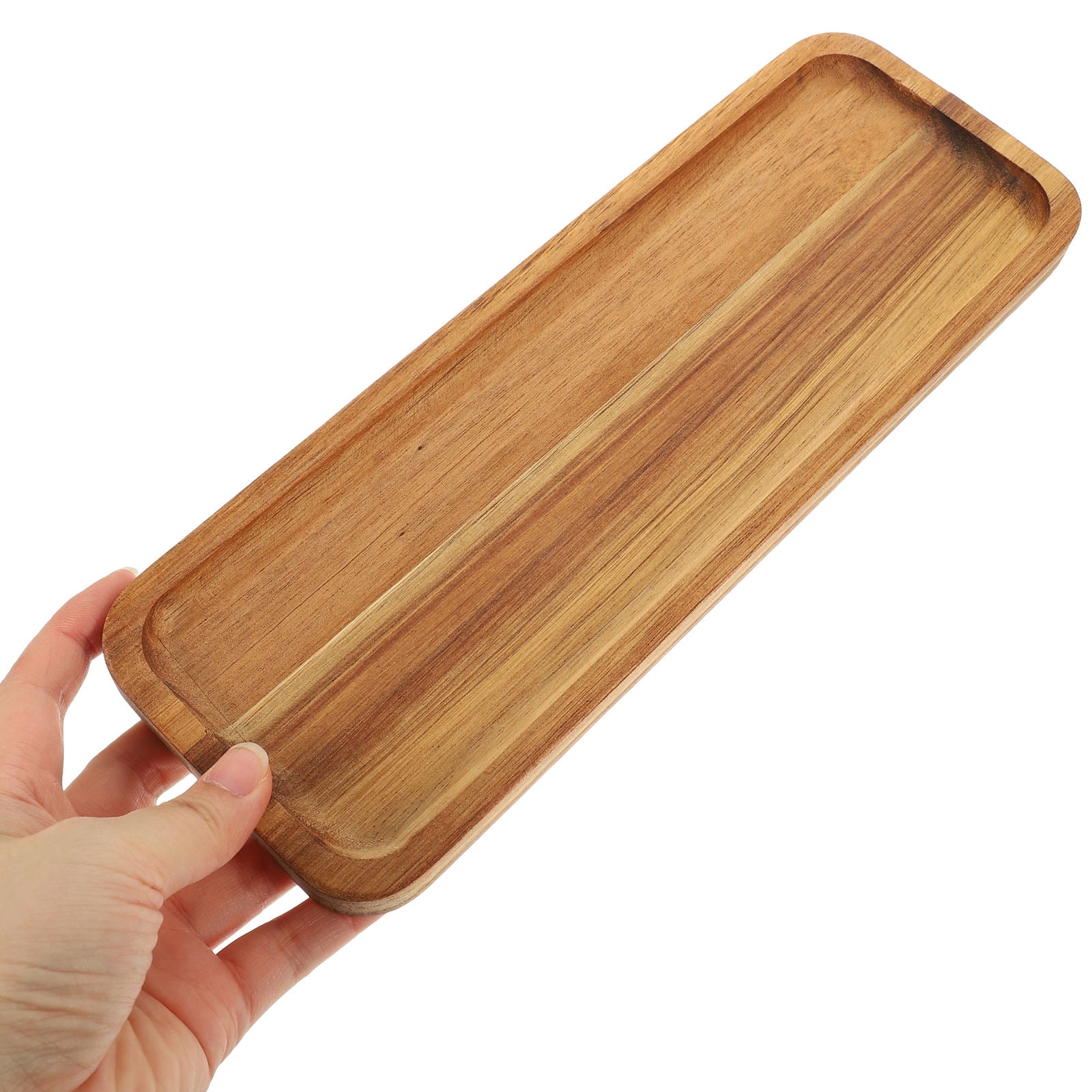 SWETRACE Food Serving Trays Wood Light Brown 1Pack - Image 6
