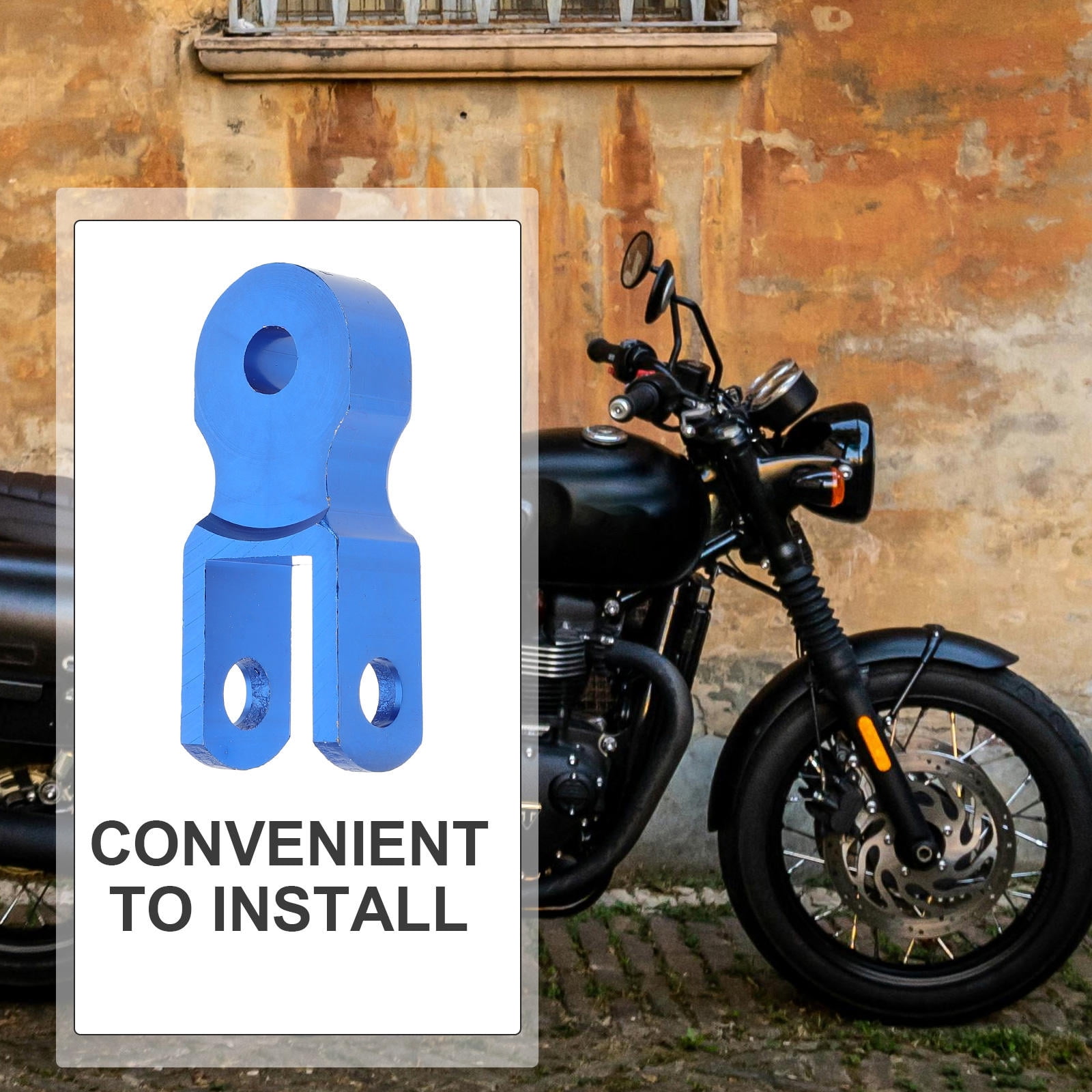 Worgeous 1 Pair Shock Absorber Height Extension Shock Absorber Motorcycle Heightening Device - Image 5