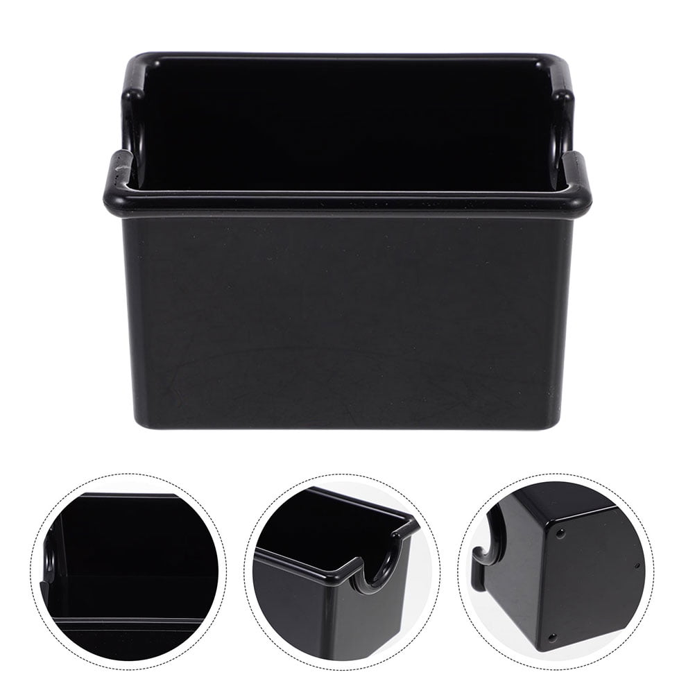 Masteelf Black Acrylic Sugar Packet Organizer for Coffee Bar and Tea Bags Storage 9.5 x 5.5 x 5 Inches - Image 1