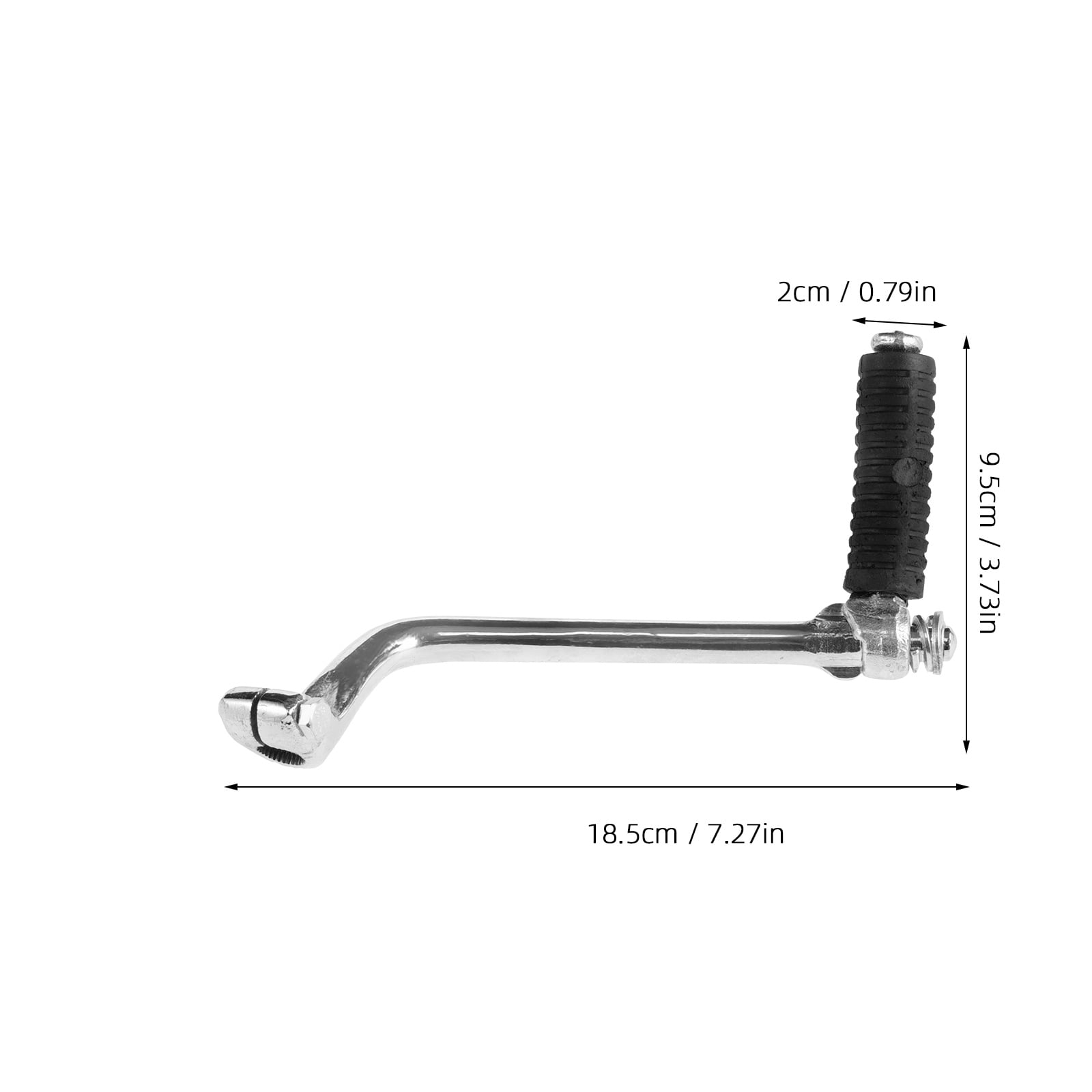 SWETRACE Motorcycle Gear Shift Lever Metal 1Set 7.27X3.73X0.79in - Image 2