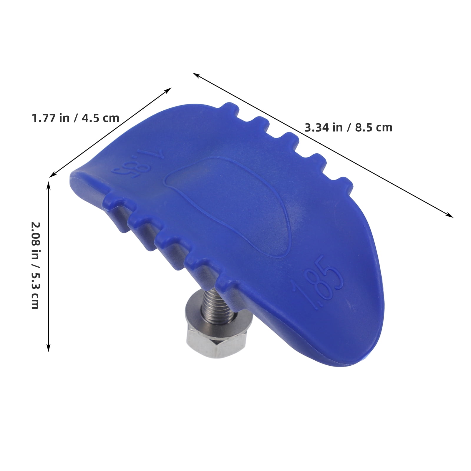 SWETRACE Motorcycle Wheel Locks Anti Theft Rim Lock Blue 1Set 1.85 Inch Plastic - Image 2