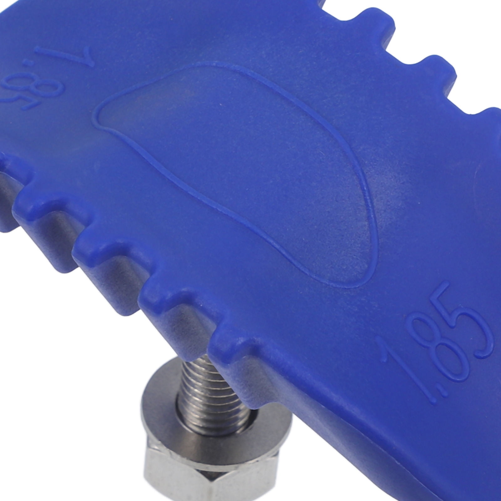 SWETRACE Motorcycle Wheel Locks Anti Theft Rim Lock Blue 1Set 1.85 Inch Plastic - Image 5