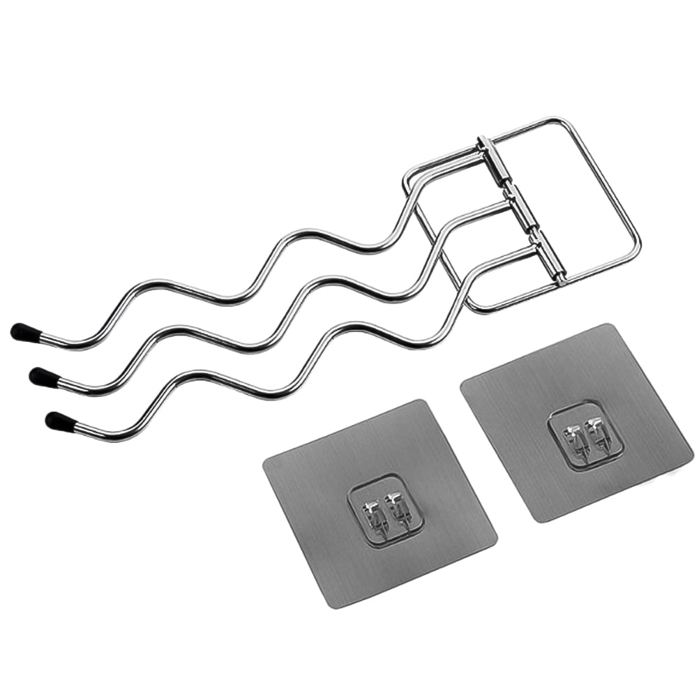 SWETRACE Small Towel Holder Iron Towel Rack Silver 1Pack Bathroom Accessories - Image 1