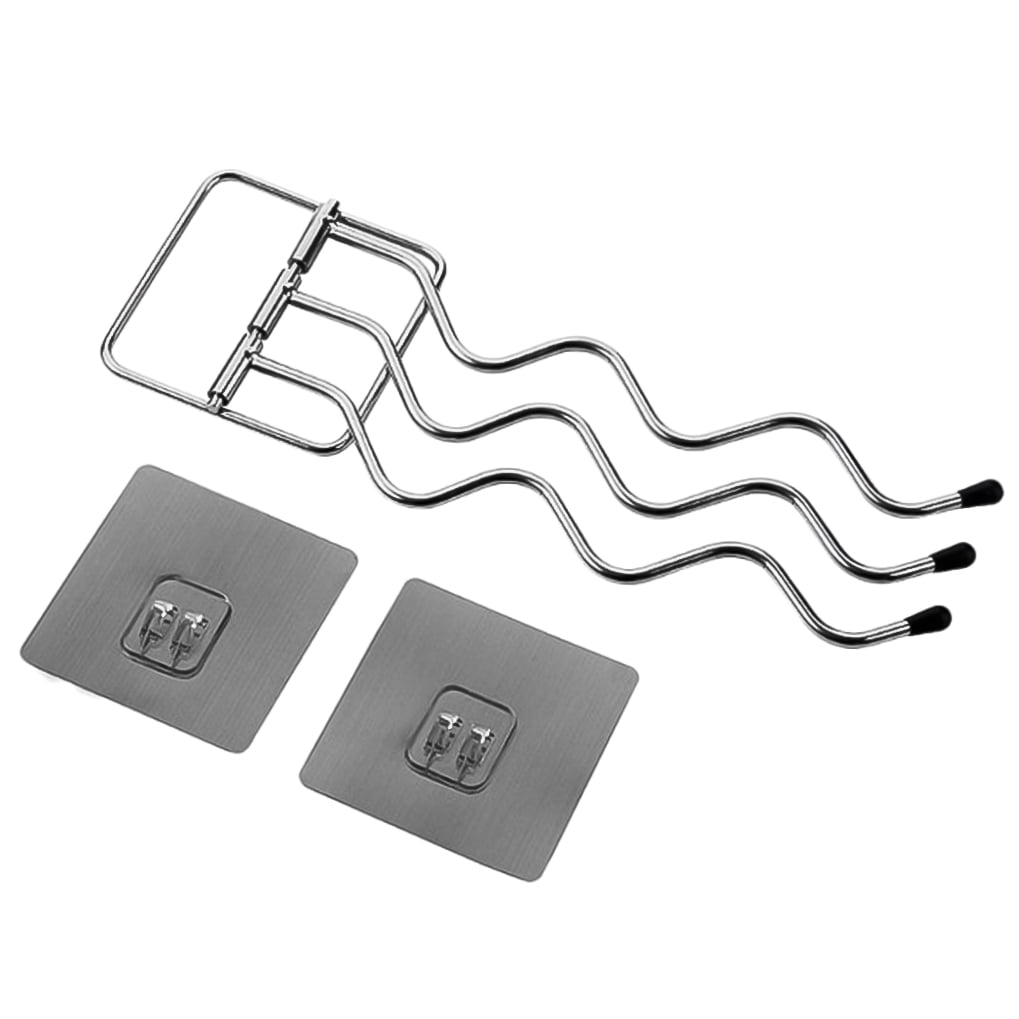 SWETRACE Small Towel Holder Iron Towel Rack Silver 1Pack Bathroom Accessories - Image 4
