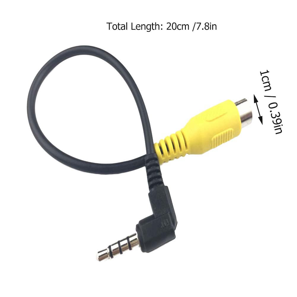 Masteelf 2 .5mm Conversion Line Reverse Camera Backup for Car Man Black - Image 2