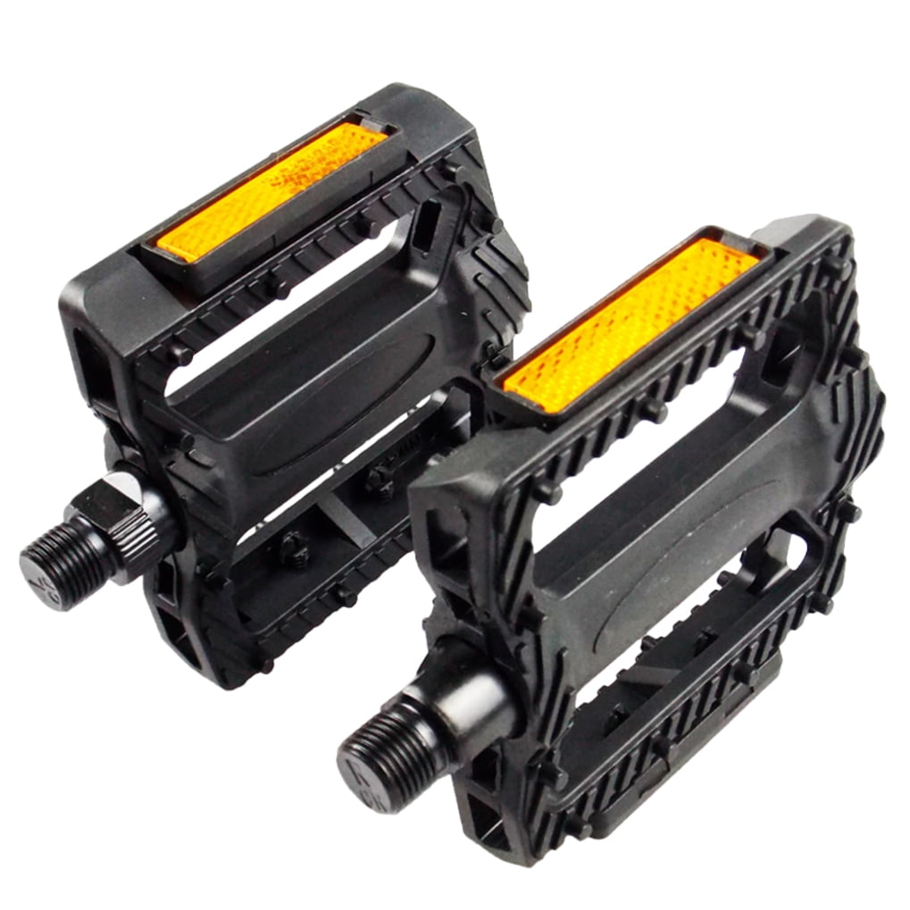 Masteelf 1 Pair of Pedals Anti-slip Plastic Grain Large Treadle Universal Road Bike Pedals - Image 4