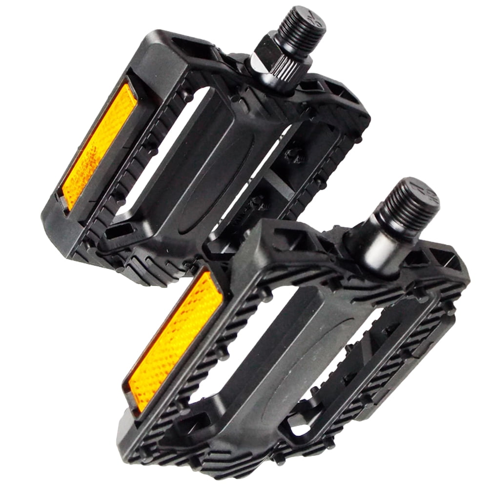 Masteelf 1 Pair of Pedals Anti-slip Plastic Grain Large Treadle Universal Road Bike Pedals - Image 8