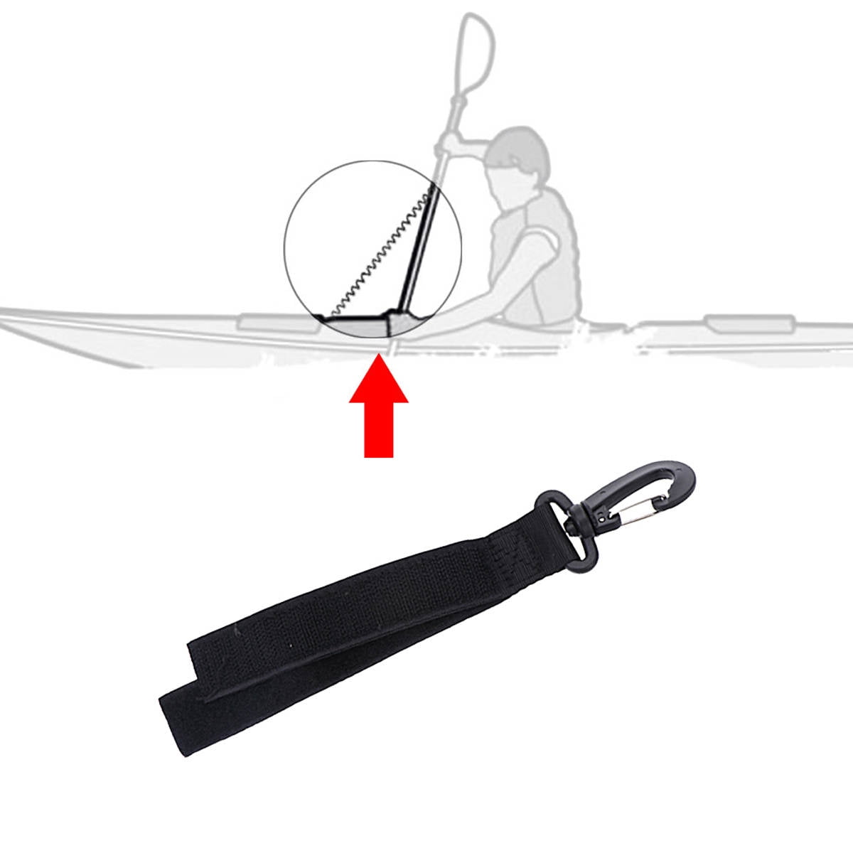SWETRACE Plastic Hanging Hooks for Tent and Kayak 6.5 x 1.2 x 0.2in - Image 6