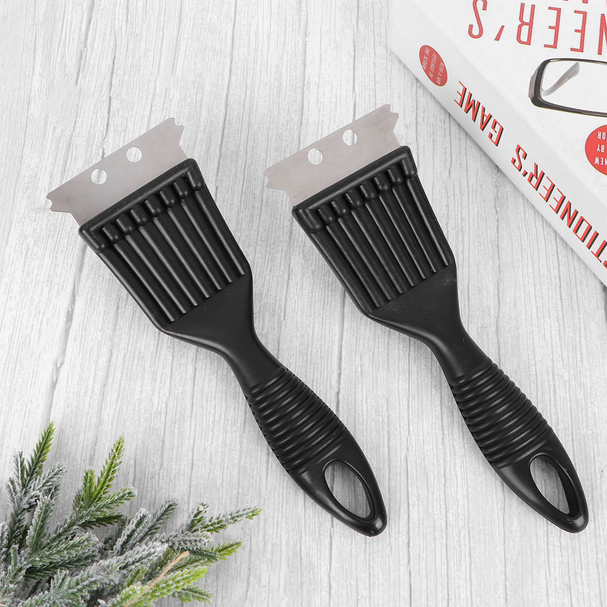 SWETRACE Barbecue Brushes PP 2Pcs 8.1x2.6x1.6in Grill Maintenance Barbecue - Image 8