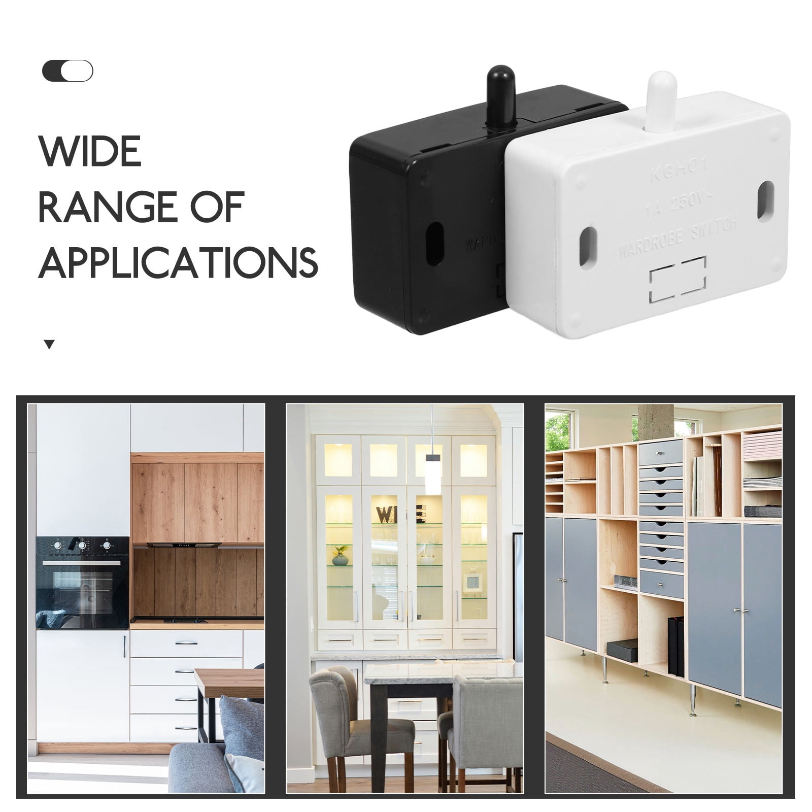 SWETRACE 2Pcs Mechanical Closet Light Switch For Shoe Cabinets 11.8X7.9X3.9in - Image 8