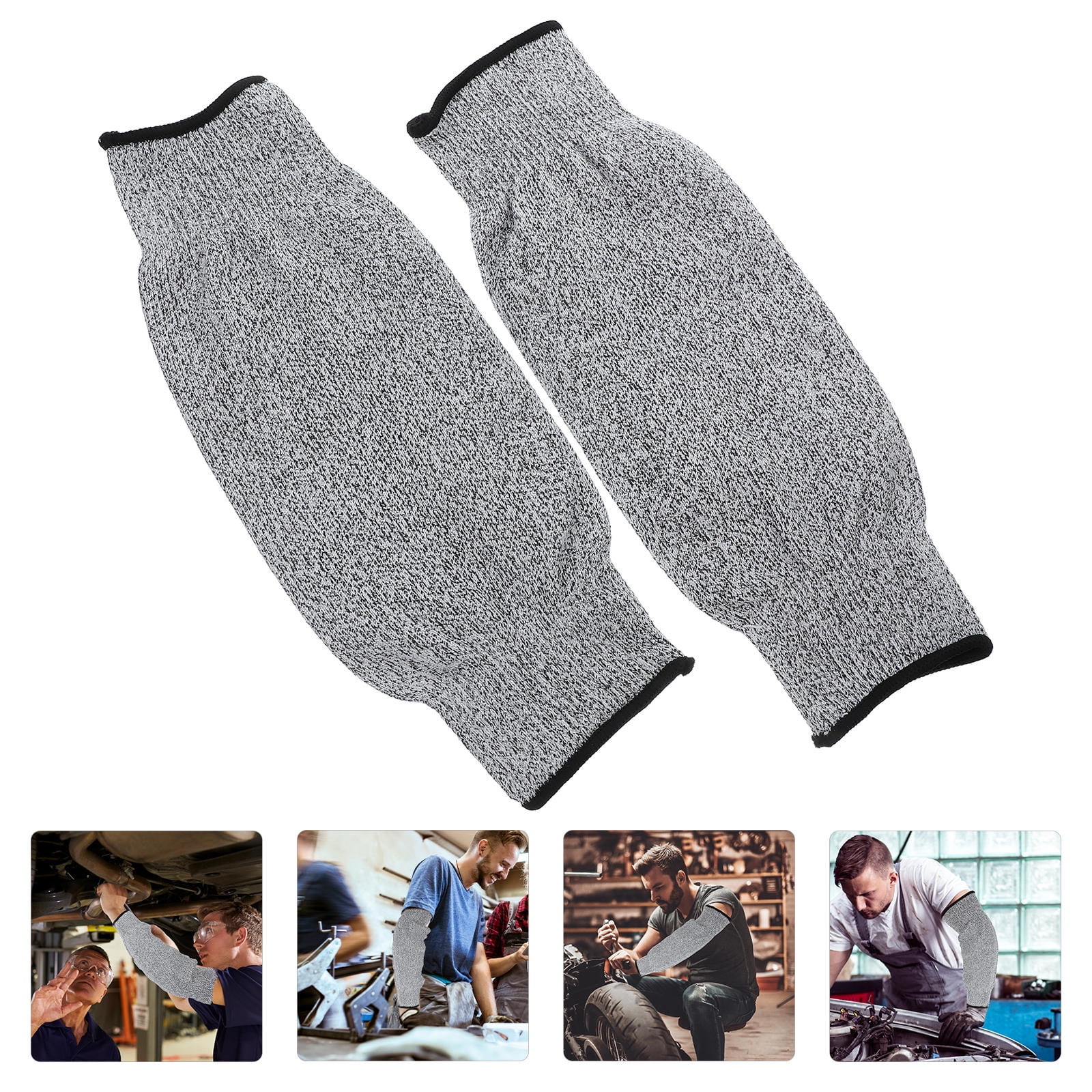 SWETRACE Gardening Sleeves Arm Protection Cut Resistant Sleeves Grey 1 Pair - Image 1
