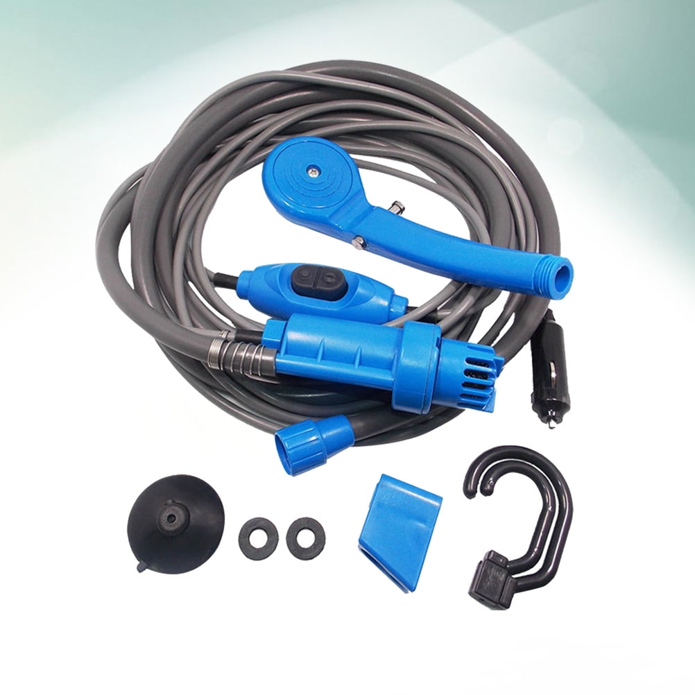 SWETRACE Portable Outdoor Camping Shower Blue 1Set 7.1x3.1x1.6in Plastic - Image 1