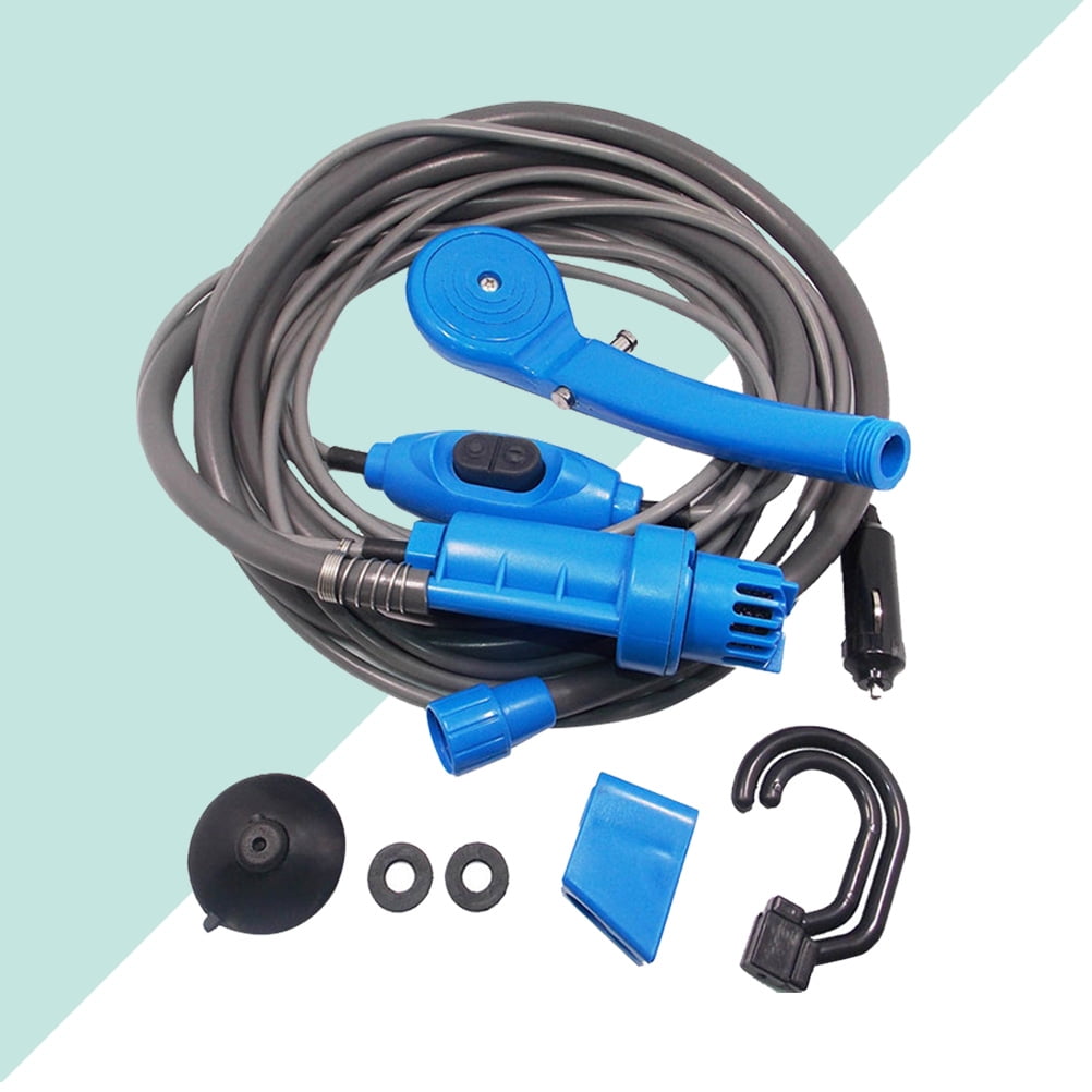 SWETRACE Portable Outdoor Camping Shower Blue 1Set 7.1x3.1x1.6in Plastic - Image 6