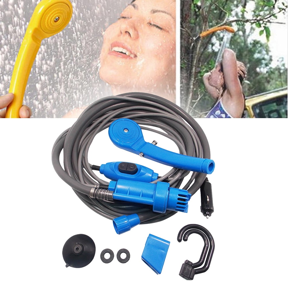 SWETRACE Portable Outdoor Camping Shower Blue 1Set 7.1x3.1x1.6in Plastic - Image 7
