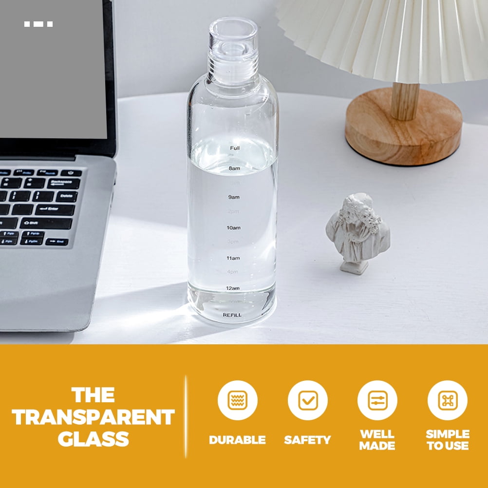 SWETRACE 1Set Water Bottle Transparent Portable and Anti-leakage for Home and Office Use 500Ml - Image 5