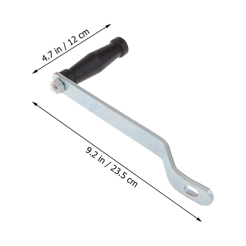 SWETRACE Sturdy and Durable Boat Winch Handle 1Pack with Zinc Plated and Black - Image 2
