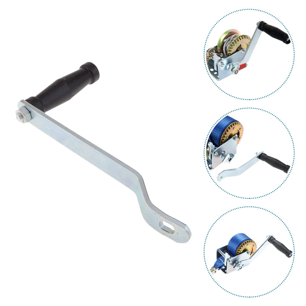 SWETRACE Sturdy and Durable Boat Winch Handle 1Pack with Zinc Plated and Black - Image 7
