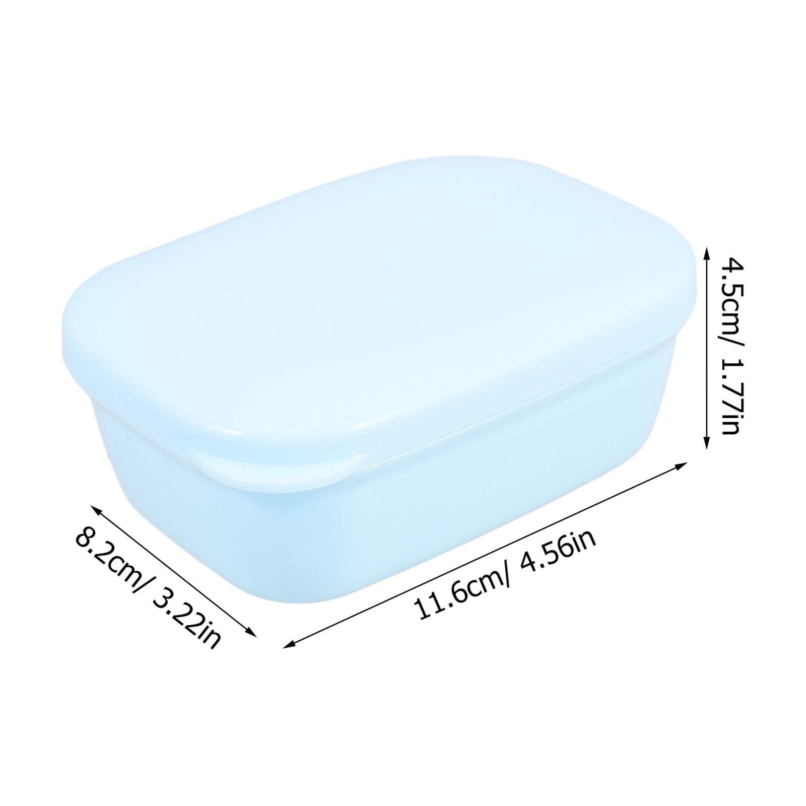 SWETRACE 1Pack -Blue ABS Waterproof Soap Holders for Men Women - Image 2