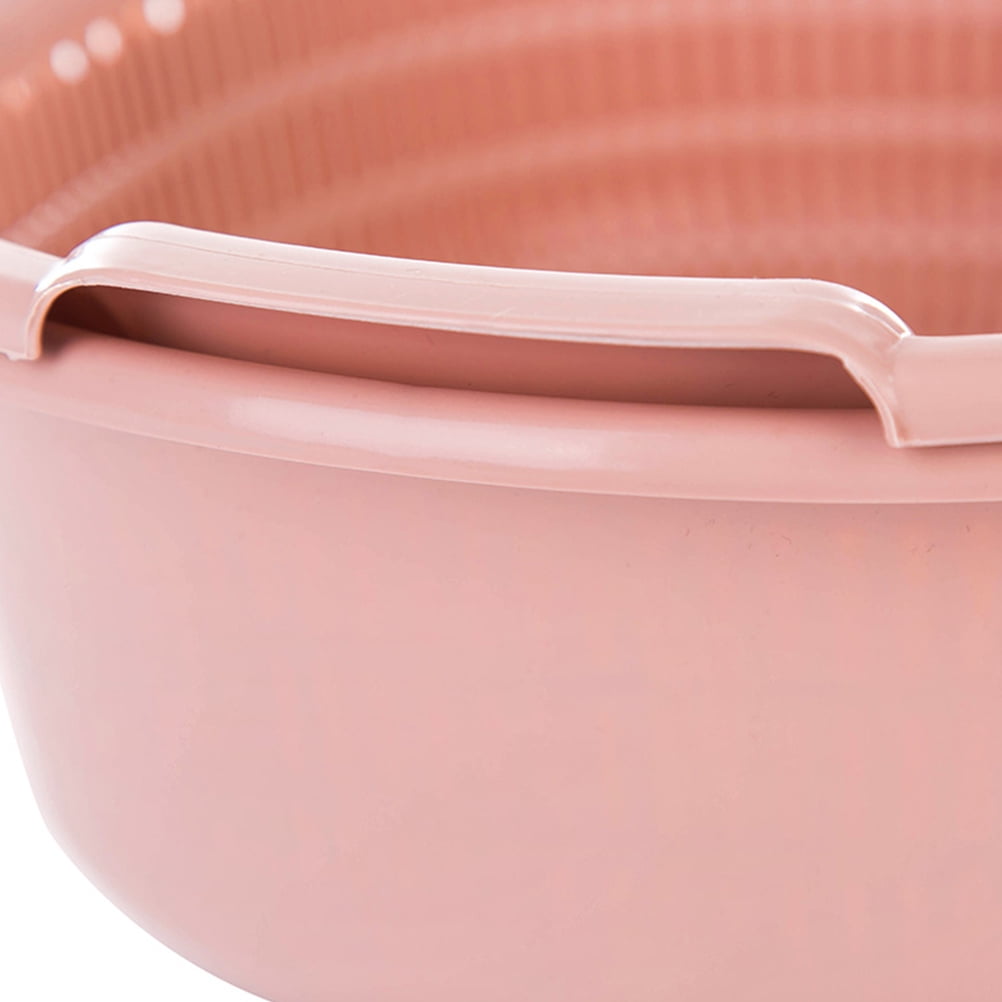 SWETRACE Kitchen Strainer Pink 1Pack 12.6x11.6x4.9in Food-Grade Plastic - Image 7