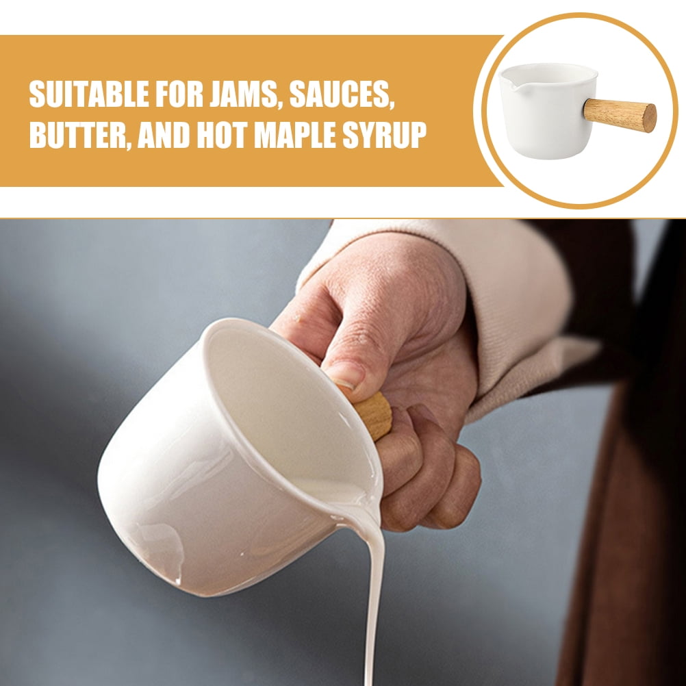 SWETRACE Creamer Cups 2Pcs White Milk Frothing and Cream Dispensing - Image 7