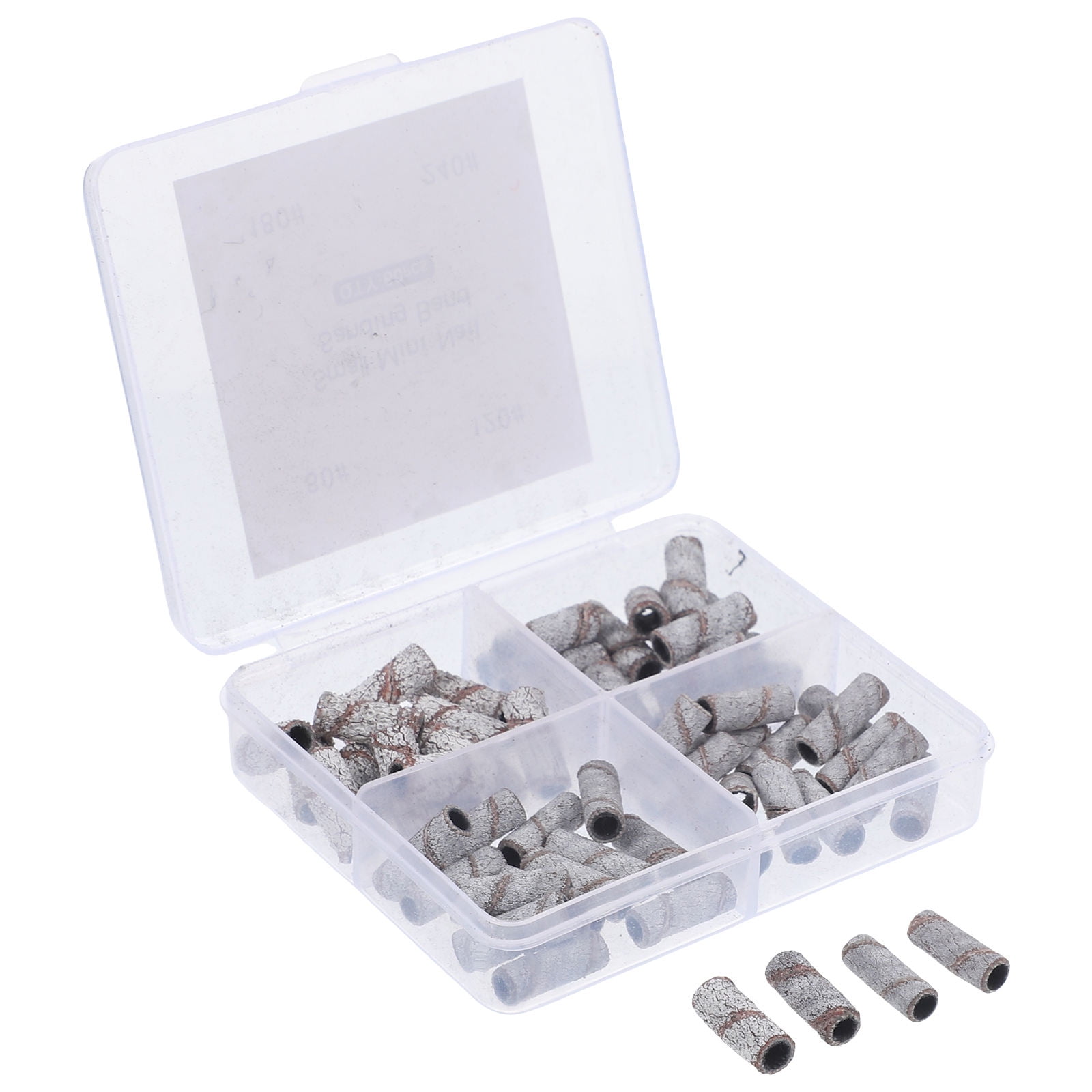 SWETRACE Small Size Sanding Bands Tungsten Steel for Pedicure 60Pcs 0.5In - Image 3