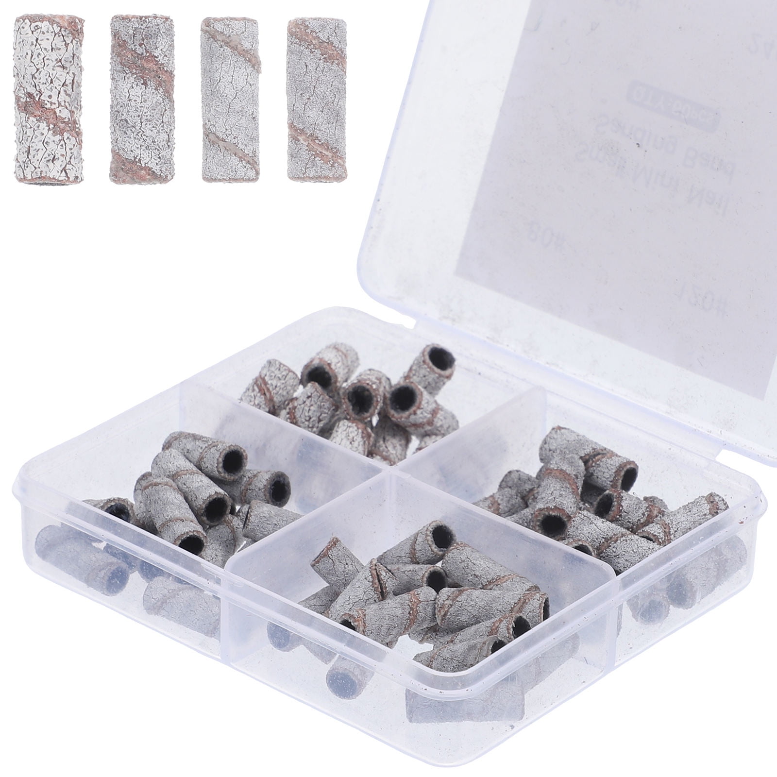 SWETRACE Small Size Sanding Bands Tungsten Steel for Pedicure 60Pcs 0.5In - Image 6