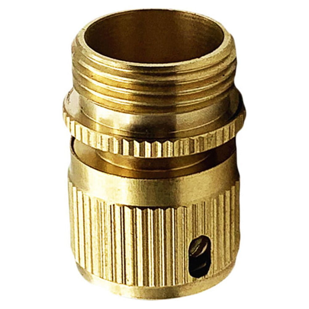 SWETRACE Water Hose Quick Disconnect 1Set Copper for Garden and RV 4.2x2.5x2.5Cm - Image 3