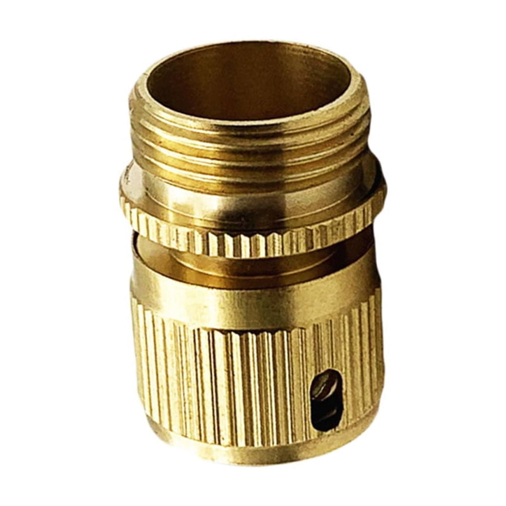 SWETRACE Water Hose Quick Disconnect 1Set Copper for Garden and RV 4.2x2.5x2.5Cm - Image 4