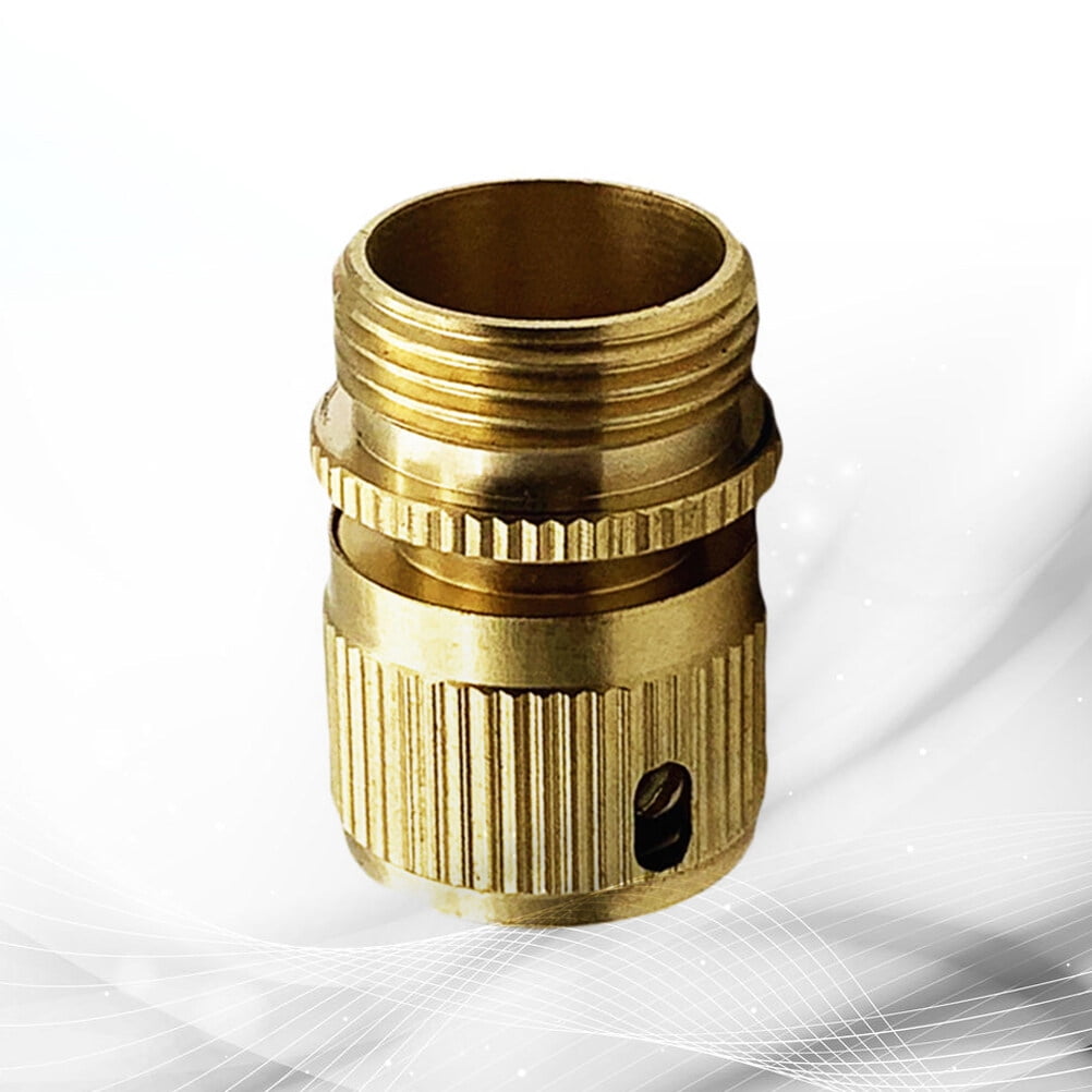 SWETRACE Water Hose Quick Disconnect 1Set Copper for Garden and RV 4.2x2.5x2.5Cm - Image 5