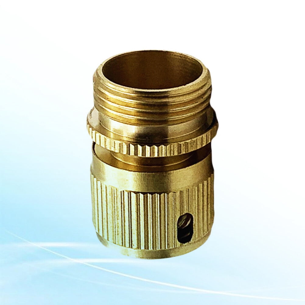 SWETRACE Water Hose Quick Disconnect 1Set Copper for Garden and RV 4.2x2.5x2.5Cm - Image 6