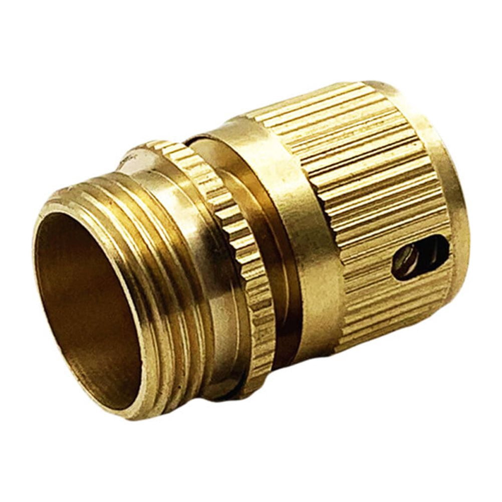 SWETRACE Water Hose Quick Disconnect 1Set Copper for Garden and RV 4.2x2.5x2.5Cm - Image 7