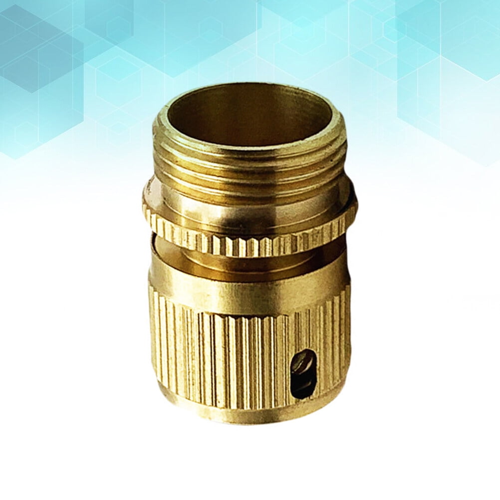 SWETRACE Water Hose Quick Disconnect 1Set Copper for Garden and RV 4.2x2.5x2.5Cm - Image 8