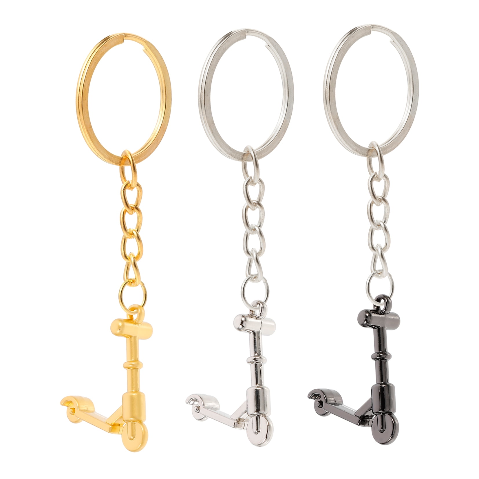 SWETRACE Mini Scooter Shaped Keychains 3Pcs Zinc Alloy Handbag Purse Car Decorations Christmas New Year - Image 4
