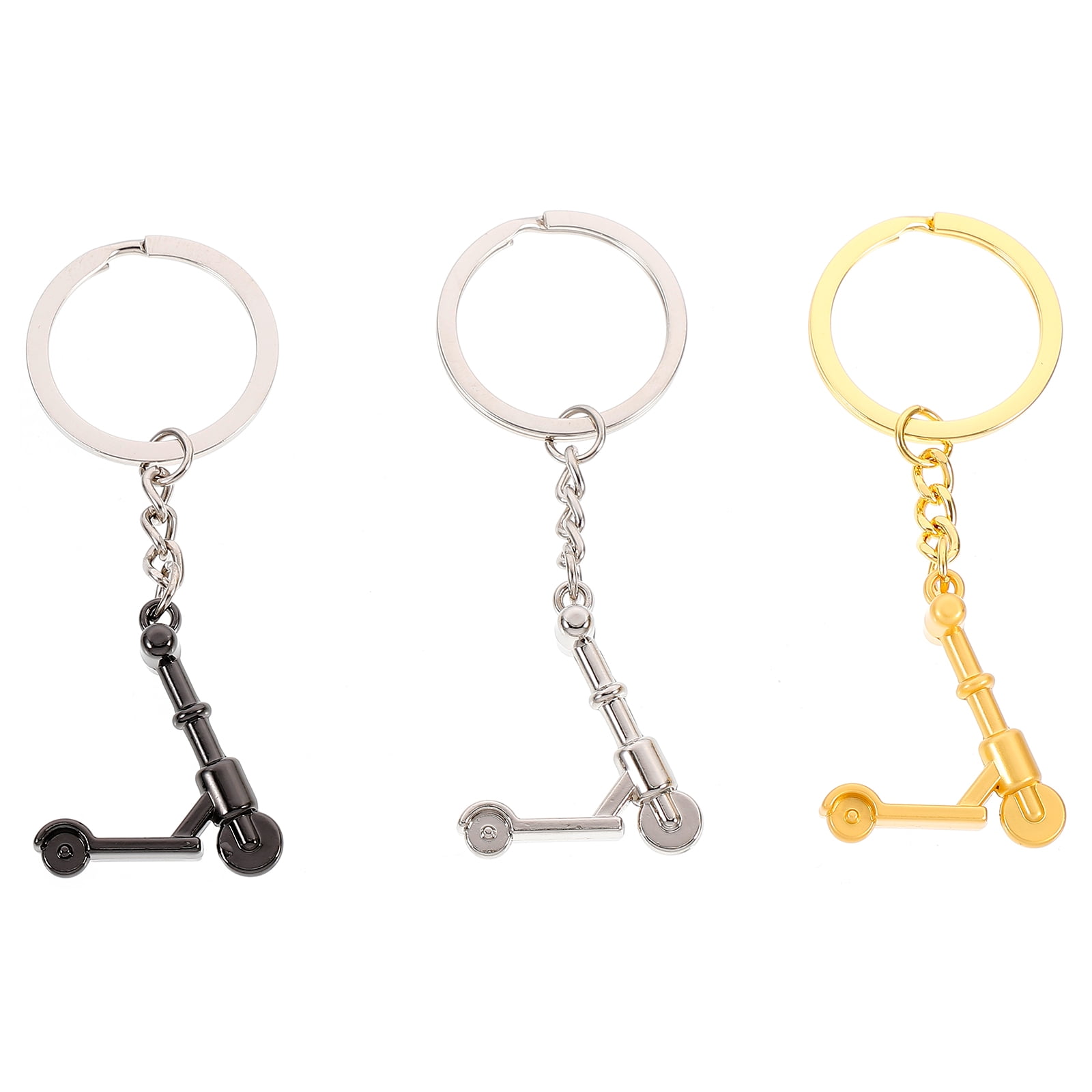 SWETRACE Mini Scooter Shaped Keychains 3Pcs Zinc Alloy Handbag Purse Car Decorations Christmas New Year - Image 8