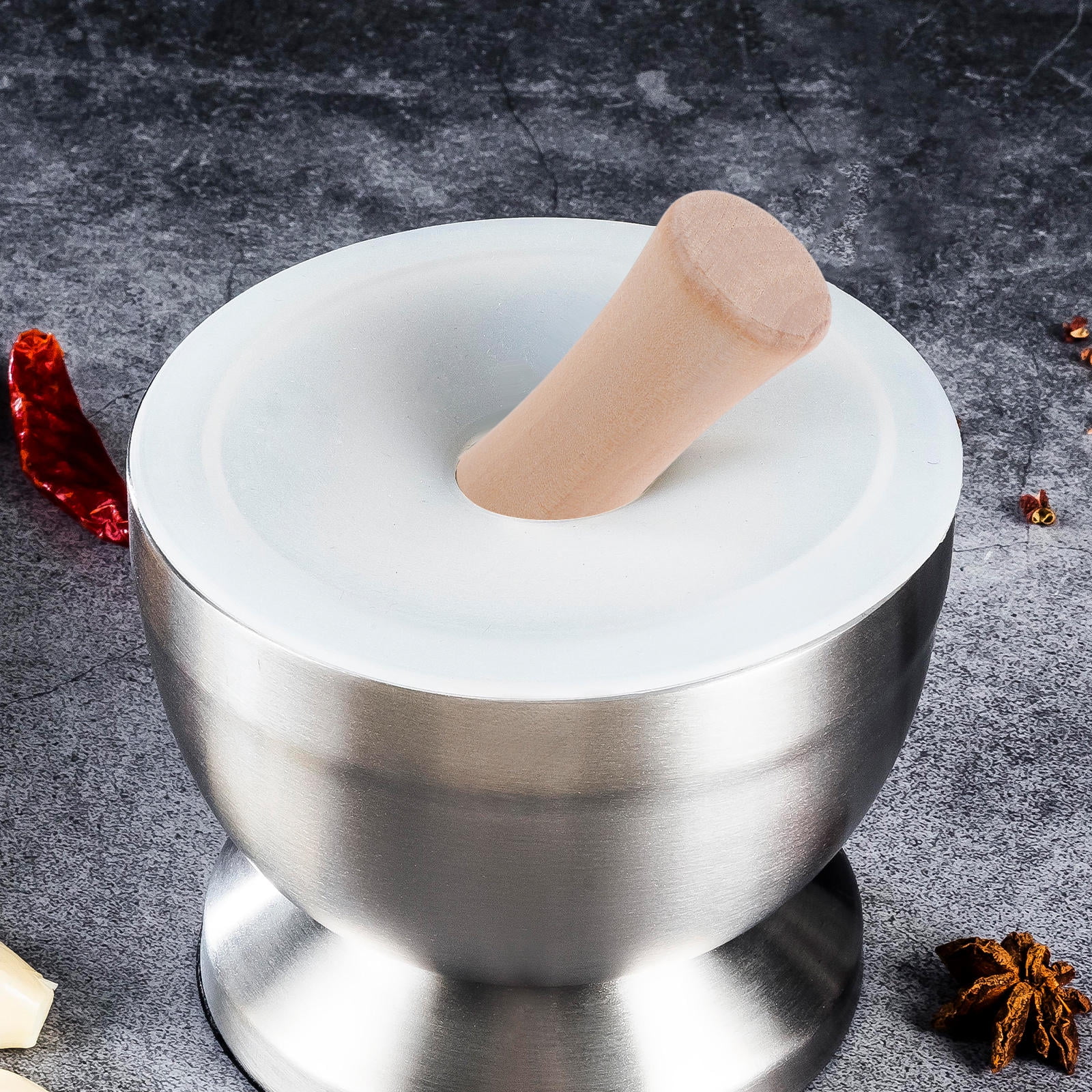 SWETRACE 2Pcs Wooden For Cooking And Garlic Mashing Home Cooks - Image 8