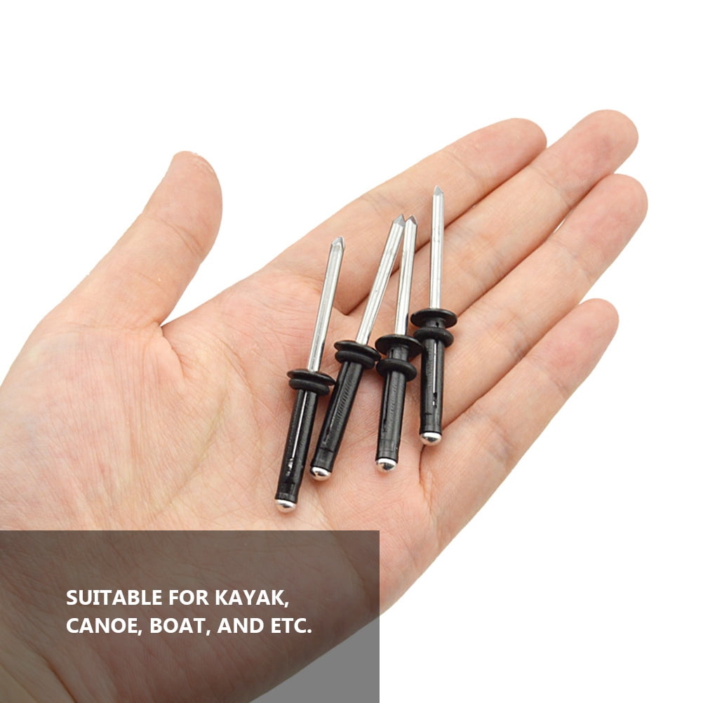 SWETRACE Kayak J Hooks with Rivits 12 x Rivets Lightweight Portable for Canoeing - Image 3