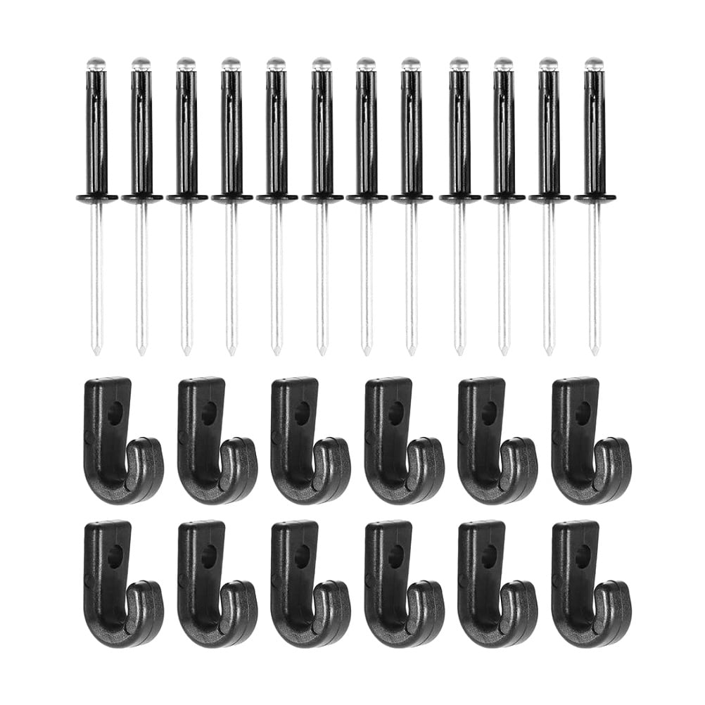 SWETRACE Kayak J Hooks with Rivits 12 x Rivets Lightweight Portable for Canoeing - Image 4
