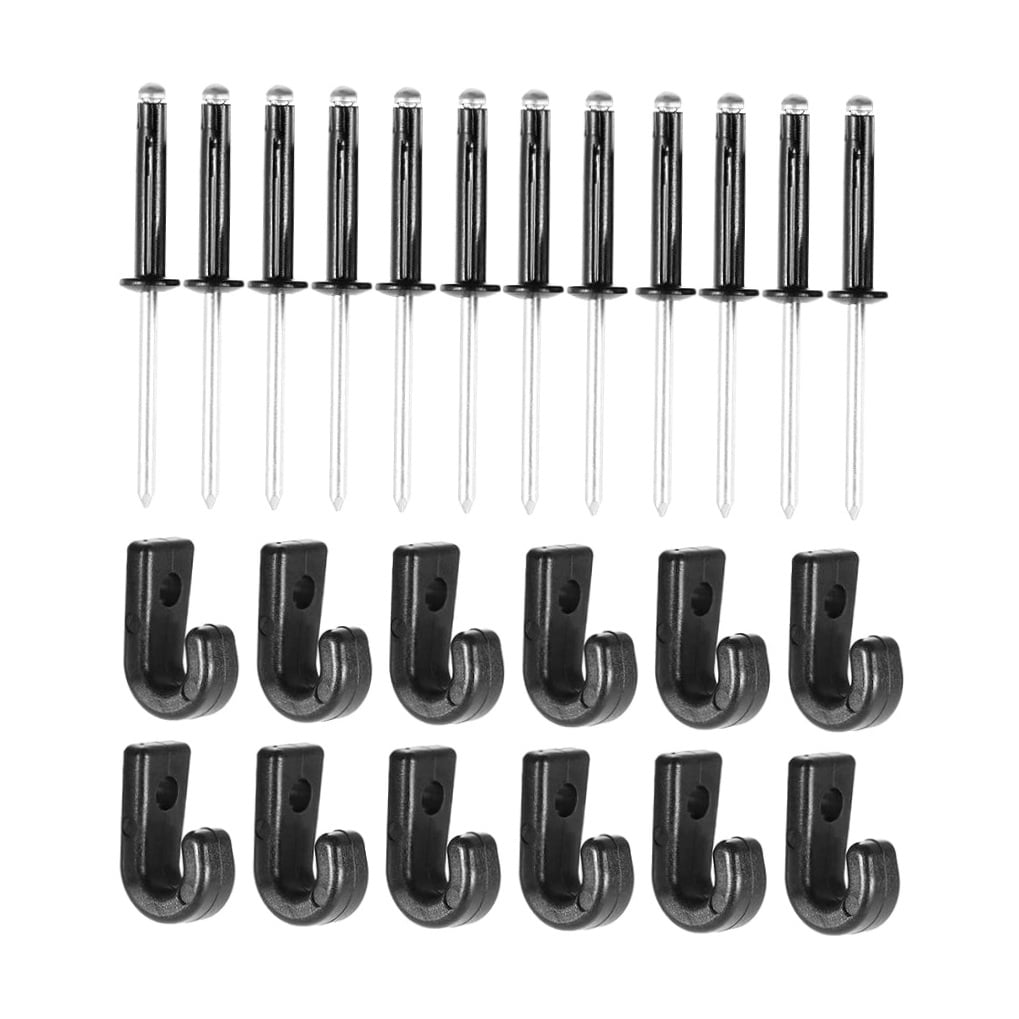 SWETRACE Kayak J Hooks with Rivits 12 x Rivets Lightweight Portable for Canoeing - Image 5