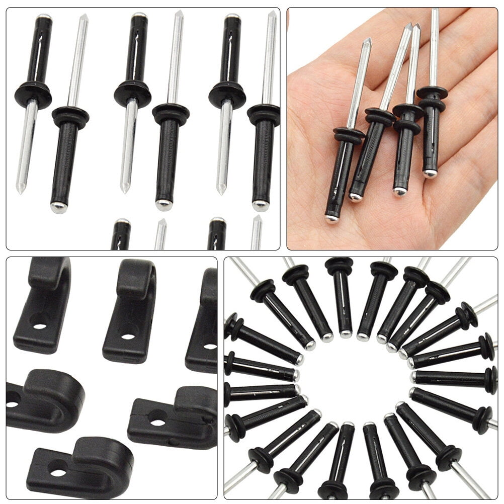 SWETRACE Kayak J Hooks with Rivits 12 x Rivets Lightweight Portable for Canoeing - Image 6