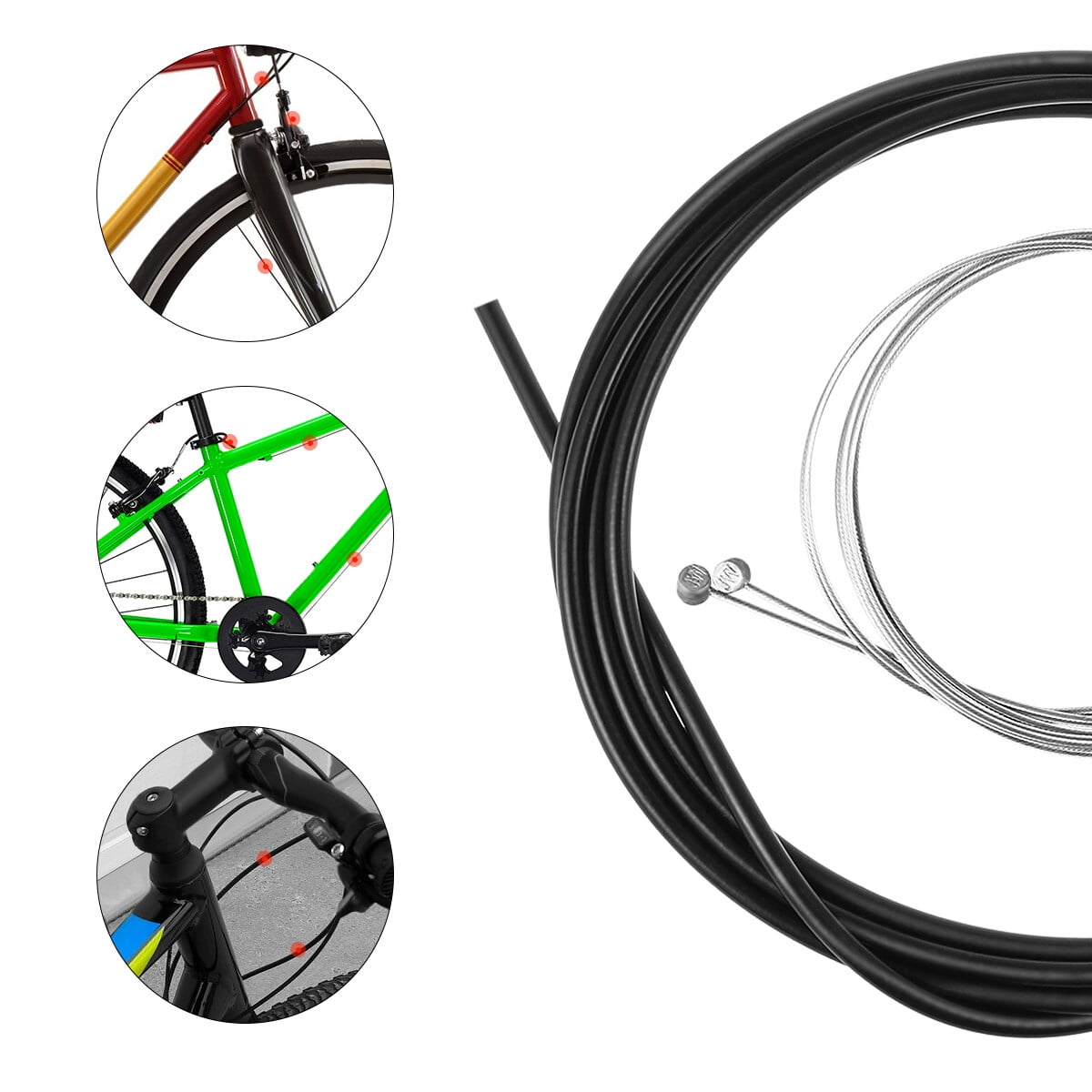 SWETRACE Universal Bike Brake Cable Set Metal Plastic 1 Set - Image 6