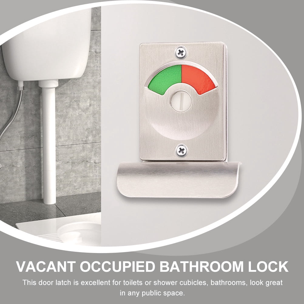SWETRACE Restroom Stall Door Lock with Indicator 1 Set for Bathrooms and Public Restrooms - Image 7