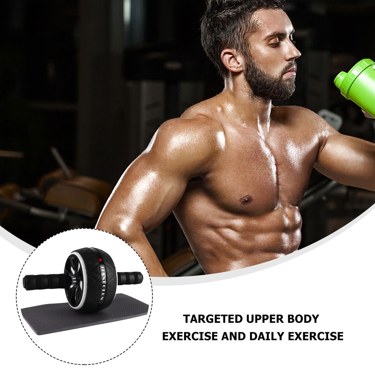 SWETRACE Multifunction Abdominal Wheel Roller for Sports Accessory 1Set - Image 8