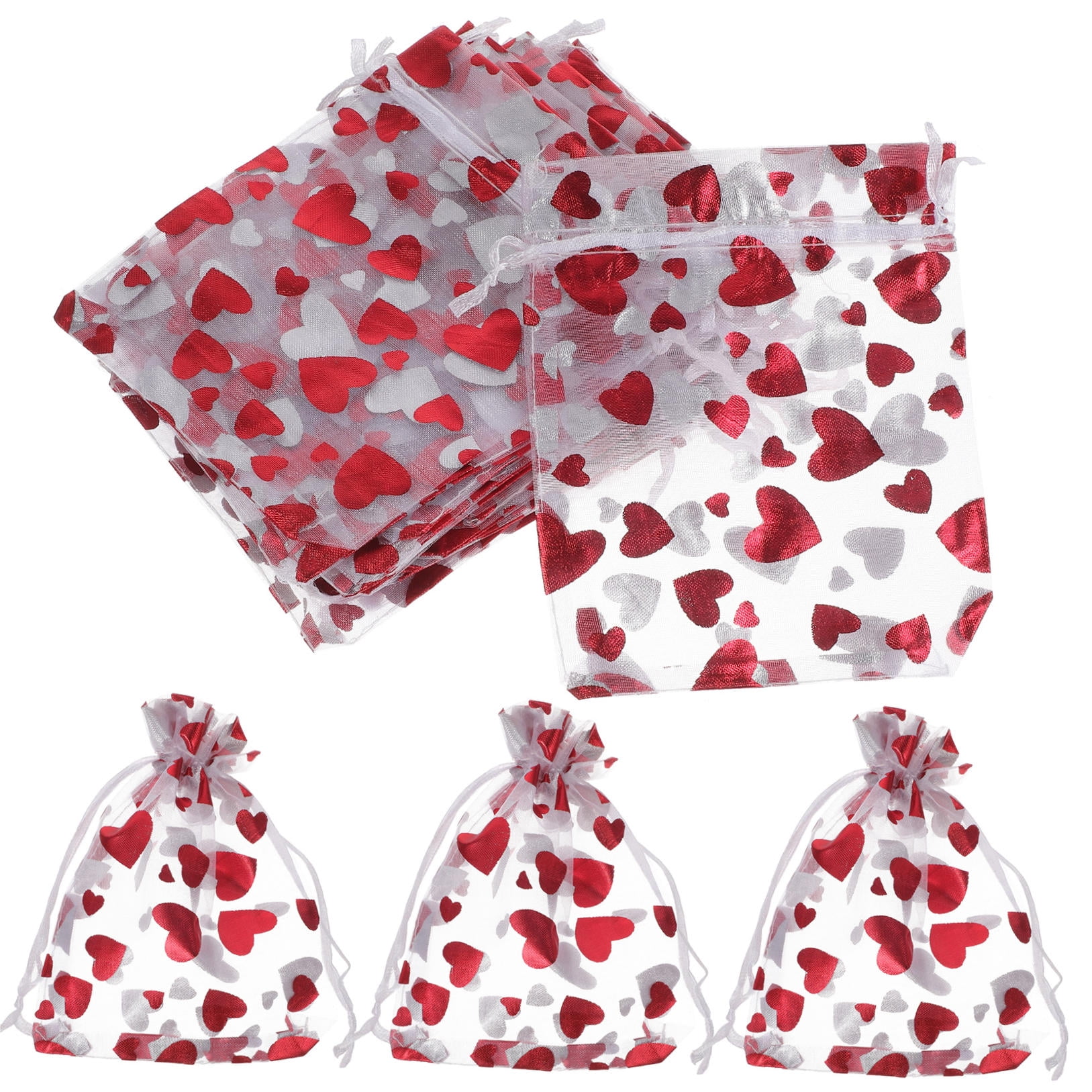 SWETRACE 25Pcs Small Goodie Bags for Valentine's Day and Wedding Treats - Image 5